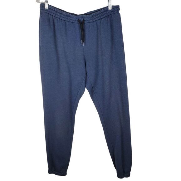 ZELLA Atlas Jogger Sweatpants Pull On Lounge Tie Waist Navy Halite Pockets Mens - Picture 2 of 8